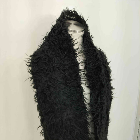 アワーレガシィー OUR LEGACY FLOSS SCARF Black Fake Fur メンズ